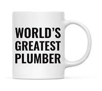 World's Greatest Plumber Tea Cup Luxury Tea Mugs Cute Coffee Mug for Beverages Office Hot Chocolate 330Ml