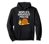 World's Greatest Postie, Mail Man Postal Worker Snail Funny Pullover Hoodie