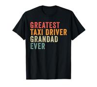 Worlds Greatest Taxi Driver Grandad T-Shirt