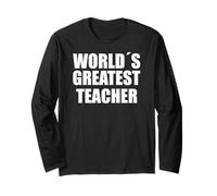 World's Greatest Teacher Cool Teacher Life Long Sleeve T-Shirt