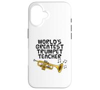 World's Greatest Trumpet Teacher, Trumpeter Brass Musician Case for iPhone 16