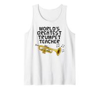 World's Greatest Trumpet Teacher, Trumpeter Brass Musician Tank Top