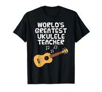 World's Greatest Ukulele Teacher, Ukulelist Musician Funny T-Shirt