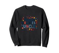 World's Greatest Uncle Fun Celebration Gift Sweatshirt, Adult Unisex, Black, XL