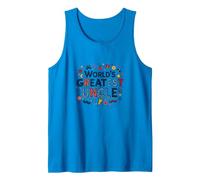 World's Greatest Uncle Fun Celebration Gift Tank Top, Men, Sapphire, S