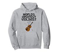 World's Greatest Violinist, Violin Player String Teacher Pullover Hoodie