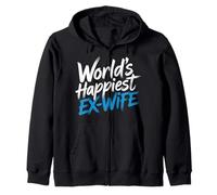 World's Happiest Ex Wife - Zip Hoodie