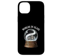 Worlds In Glass Snow Globe Winter Village Scene Case for iPhone 14 Plus