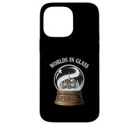 Worlds In Glass Snow Globe Winter Village Scene Case for iPhone 14 Pro Max