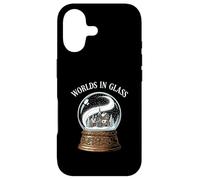 Worlds In Glass Snow Globe Winter Village Scene Case for iPhone 17
