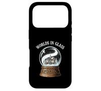 Worlds In Glass Snow Globe Winter Village Scene Case for iPhone 17 Pro