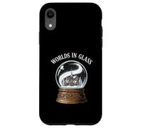 Worlds In Glass Snow Globe Winter Village Scene Case for iPhone XR
