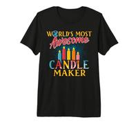 World's Most Awesome Candle Maker Crafting Premium T-Shirt
