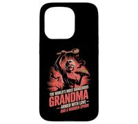 Worlds Most Dangerous Grandma Wooden Spoon Humor Case for iPhone 15 Pro