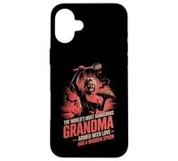 Worlds Most Dangerous Grandma Wooden Spoon Humor Case for iPhone 16 Plus