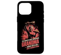 Worlds Most Dangerous Grandma Wooden Spoon Humor Case for iPhone 16 Pro Max