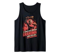 Worlds Most Dangerous Grandma Wooden Spoon Humor Tank Top