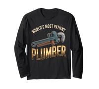 World's Most Patient Plumber Long Sleeve T-Shirt
