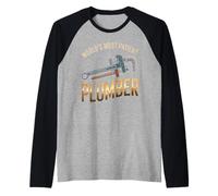 World's Most Patient Plumber Raglan Baseball Tee