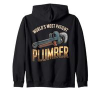 World's Most Patient Plumber Zip Hoodie