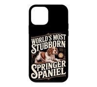 World's Most Stubborn Springer Spaniel Dog Case for iPhone 12 mini