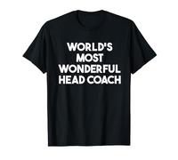 World's Most Wonderful Head Coach T-Shirt
