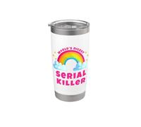 World's Nicest Serial Killer | Sarcastic Retro Serial Killer Stainless Steel Insulated Tumbler