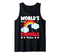 World's Nicest Trouble Maker Rainbow Trouble Maker Tank Top