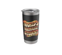 World's Normalest Student Average Academic Humor - Stainless Steel Insulated Tumbler