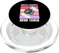 World's Okayest Autism Advocate Support ASD Neuroaffirming PopSockets PopGrip for MagSafe