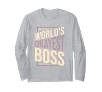 World's Okayest Boss Long Sleeve T-Shirt