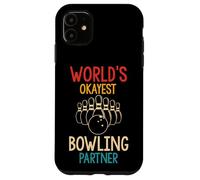 WORLD'S OKAYEST Bowling Partner Funny Case for iPhone 11