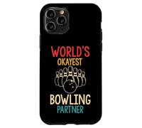 WORLD'S OKAYEST Bowling Partner Funny Case for iPhone 11 Pro