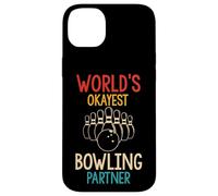 WORLD'S OKAYEST Bowling Partner Funny Case for iPhone 14 Plus