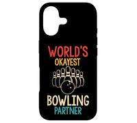 WORLD'S OKAYEST Bowling Partner Funny Case for iPhone 17