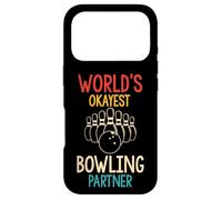WORLD'S OKAYEST Bowling Partner Funny Case for iPhone 17 Pro