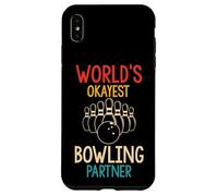 WORLD'S OKAYEST Bowling Partner Funny Case for iPhone XS Max