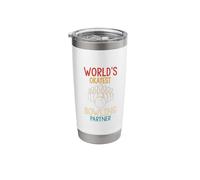 World's Okayest Bowling Partner Funny Stainless Steel Insulated Tumbler
