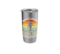 World's Okayest Bowling Player Stainless Steel Insulated Tumbler