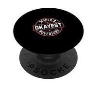 World's Okayest Boyfriend Partner Fun Relationship -------- PopSockets Adhesive PopGrip