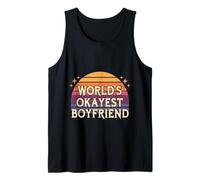 World's Okayest Boyfriend Partner Fun Relationship |-- Tank Top