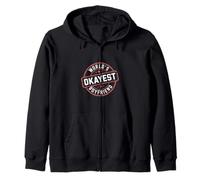 World's Okayest Boyfriend Partner Fun Relationship -------- Zip Hoodie