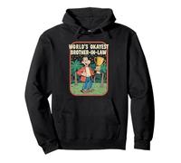 World's Okayest Brother-In-Law Funny Cartoon Award Style Pullover Hoodie