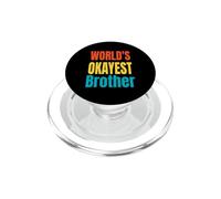 world's okayest brother PopSockets PopGrip for MagSafe