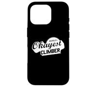 World's Okayest Climber Rock Climbing Case for iPhone 16 Pro