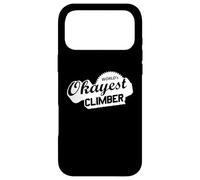 World's Okayest Climber Rock Climbing Case for iPhone 17 Pro Max