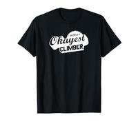 World's Okayest Climber Rock Climbing T-Shirt