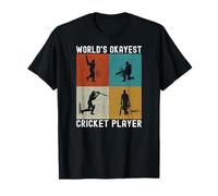 World's Okayest Cricket Player T-Shirt