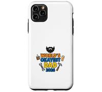 Worlds Okayest Dad 2026 Funny Father Humor Art Case for iPhone 11 Pro Max