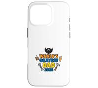 Worlds Okayest Dad 2026 Funny Father Humor Art Case for iPhone 16 Pro